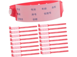 Beaupretty 100-pulseiras De Identificação Para Adultos, Impermeáveis E Descartáveis, Com Refletividade Para Hospitais E