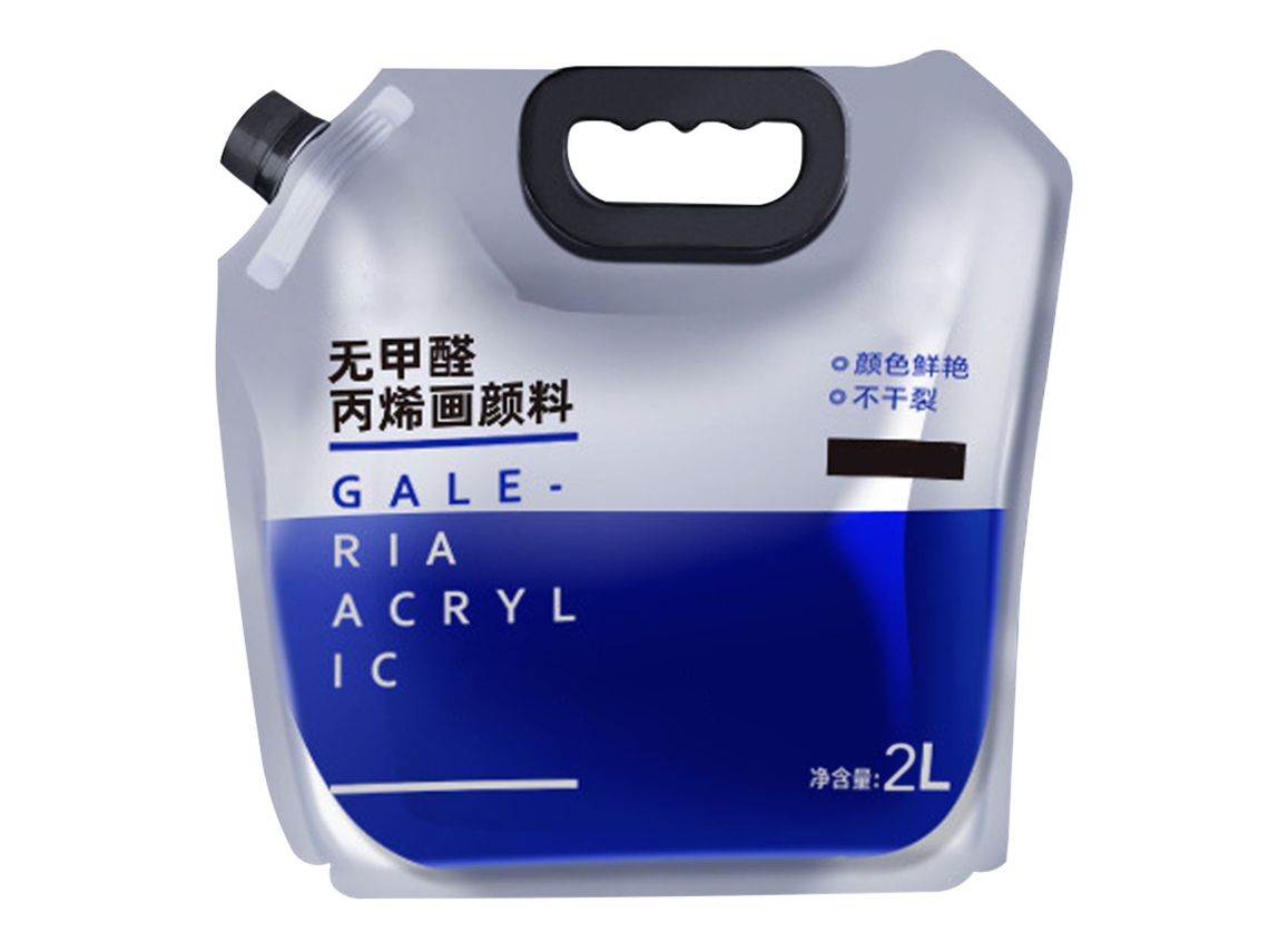 Pintura Acrílica Impermeável Protetora Solar De Grande Capacidade Portátil Multiusos Ultramarino 2l (5.3lb)