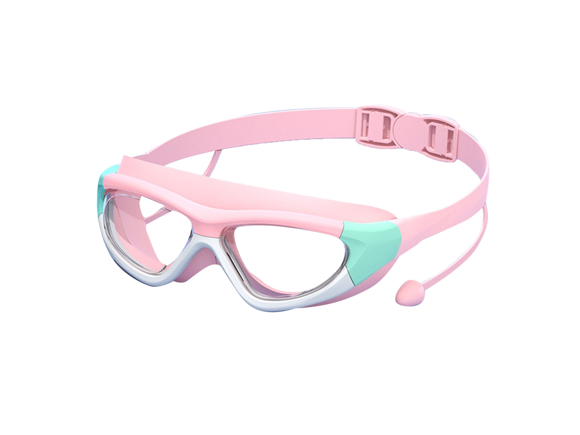 Óculos de Natação Infantis Antiembaçante Profissionais À Prova D'água com Visão Clara para Meninos e Meninas nas Cores Rosa e Vermelho AQUAFORGE