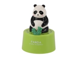 Cronômetro Mecânico de Cozinha com Forma de Panda Base Magnética Alarme Alto 60 Minutos