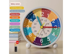 Relógio infantil de 25-26 cm, com estampa de animais, movimento de quartzo GOKOCO