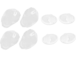Protetores De Dedos Antiderrapantes Silicone, 4 Pares De Protetores, Reduzem O Atrito E Protegem Em Sandálias De Tiras