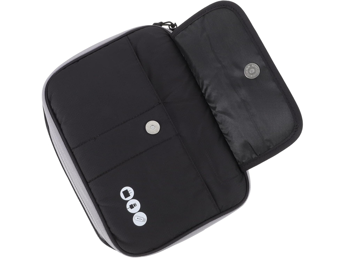 Bolsa Organizadora De Cabos Para Viagem, Estojo Portátil Para Guardar Cabos Eletrônicos, Carregadore Gokoco