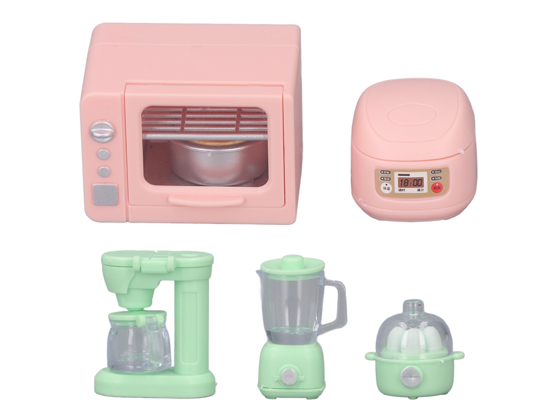 Mali conjunto de Fogão Elétrico para Casa de Bonecas Miniatura Realista Ornamento de Cozinha