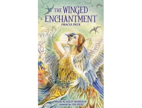 Livro winged enchantment oracle cards de leslie morrison,lisa hunt (inglês)
