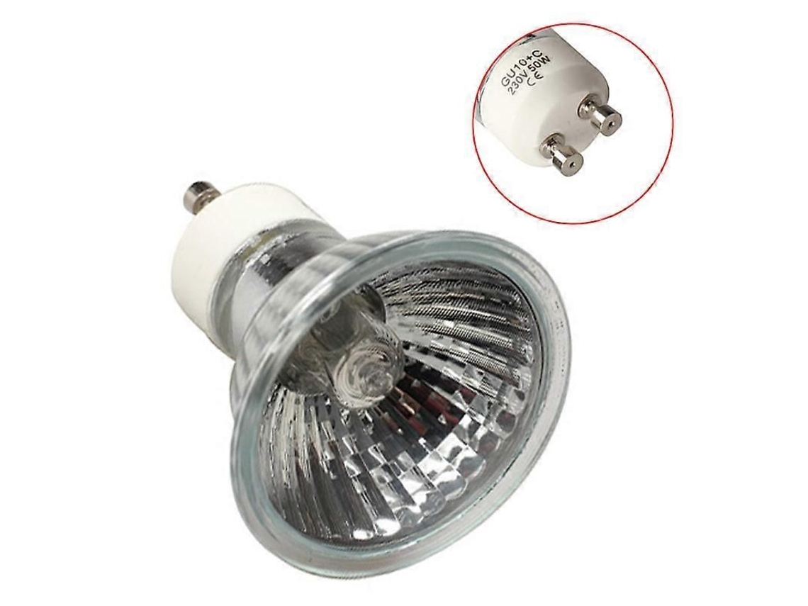 Lâmpada halógena GU10 50w, 220v/240v, 2700k, 900lm, 38°, 2000h S/MARCA