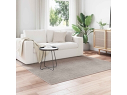 Vidaxl Tapete Interno Lugo Cinzento-acastanhado 120 X 120 Cm Poliéster