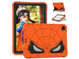 Capa para Samsung Galaxy Tab A9 8.7 Polegadas com Suporte Resistente a Impactos DIGITALLAB Laranja