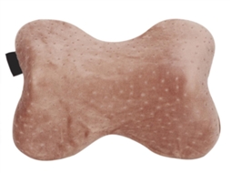 Lurelia Almofada Viagem, Espuma Viscoelástica, Ergonómica, Alta Densidade, Ajustável, 7cm, Cinza