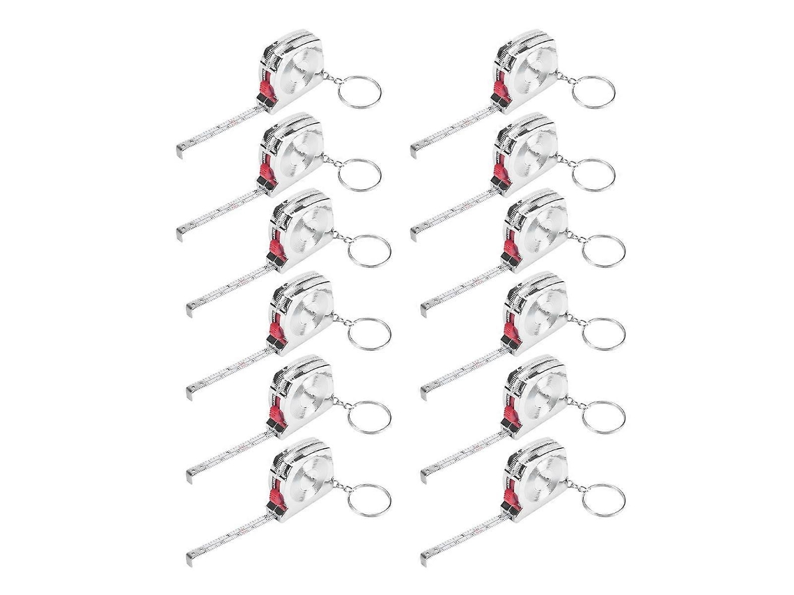 50 Peças Chaveiro Fita Métrica Funcional Fita Métrica De Bolso Pequena Fita Métrica Retrátil Para Adultos Crianças Aquaforge