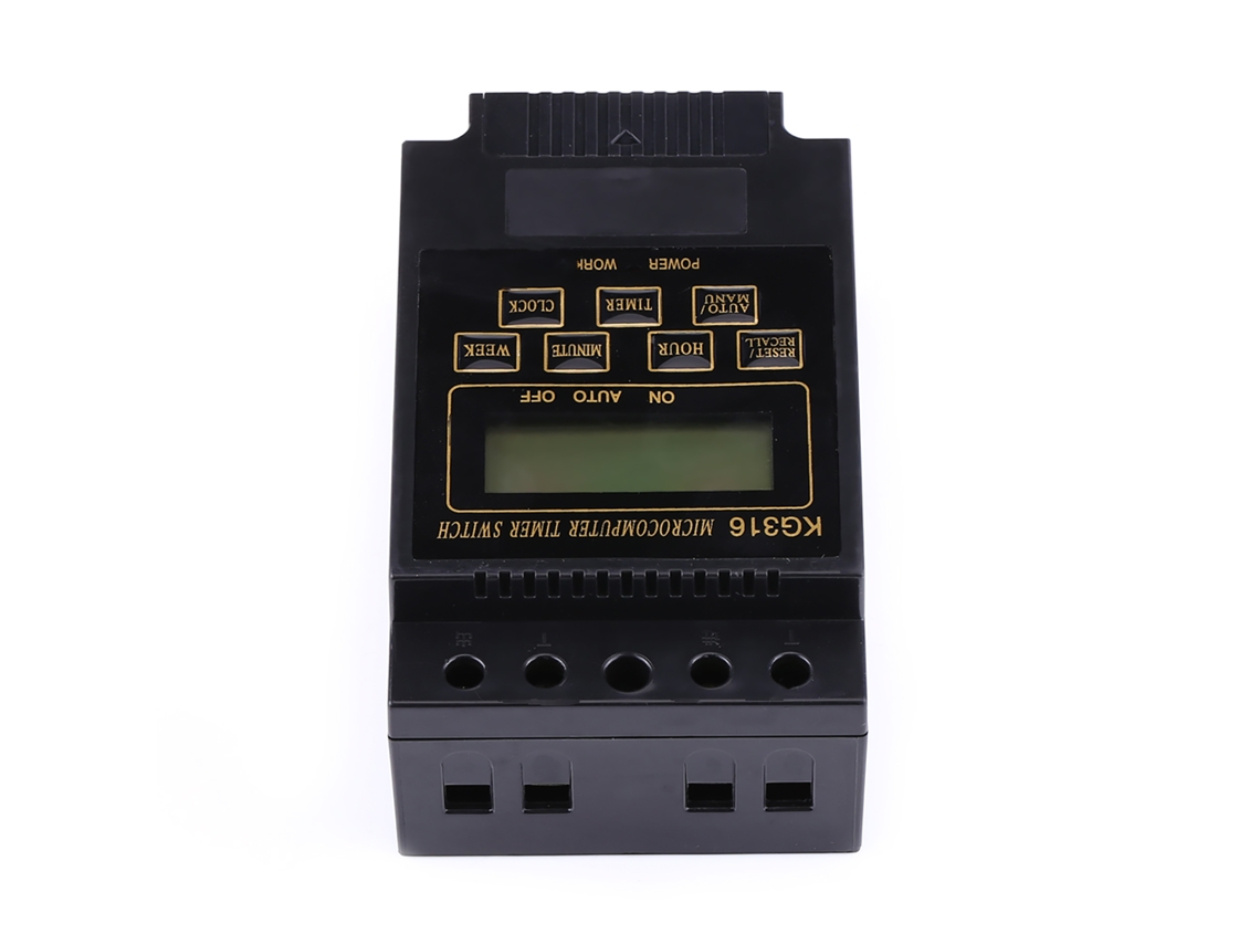 Interruptor Temporizador Digital Lcd Programável Relé De Tempo Controle Microcomputador (ac220v)