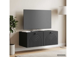 Vidaxl Gabinete De Tv De Parede Preto 78,5 X 41 X 30 Cm