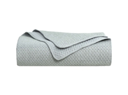 Colcha Jaquard 240x160cm Cinza Melange Kasa