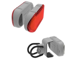 Luz Traseira Gem Led Usb Vermelho Prateado 75 Lumensreelight