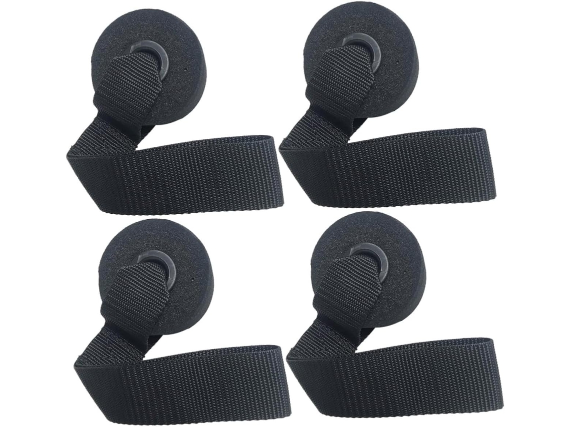 Toyandona Conjunto De 4 Âncoras Porta Para Exercícios Com Faixas Elásticas Treinamento Em Casa, Almofada