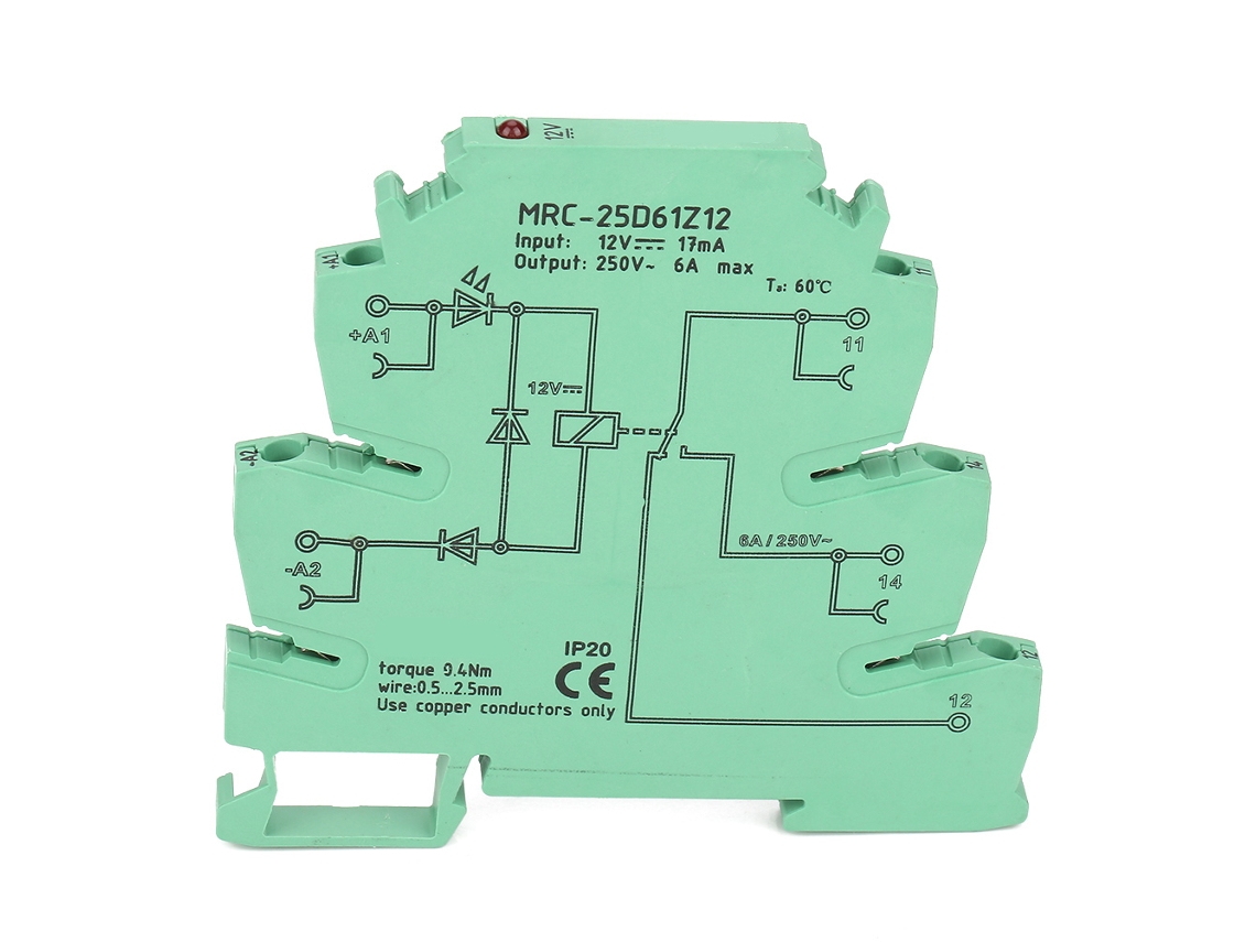 Módulo Relé Interface Plc Ultrafino 12vdc 6a