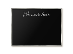 Quadro magnético de parede "We Were Here For The Bedroom" Espelharte (80x60 cm)