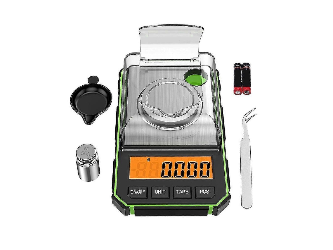Balança Fina 0,001g, Balança Digital De Miligramas 50g / 0,001g, Balança Digital De Bolso Com Visor Lcd, Laboratório Brilvibera