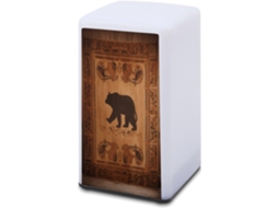 Luminária De Mesa A Bateria Com Estampa Urso Leitura Para Escritório, Quarto, Proteção Ocular E Economia De Energia