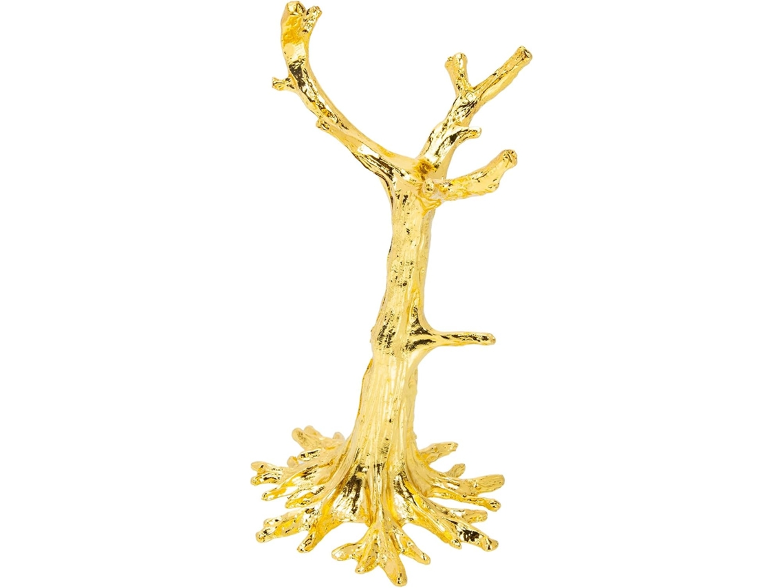 Base De Ferro Dourado Homsfou Para Bola Cristal Com Design Galho, Suporte Decorativo Para Minerais, Pedestal Para Exibir