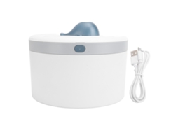 Humidificador de névoa fria 1.5L USB luz noturna desligamento automático silencioso para quarto escritório S/MARCA
