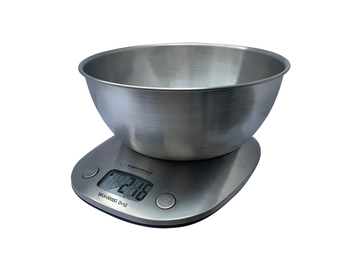 Balança de Cozinha Esperanza com Tigela Cor Lichia AQUAFORGE