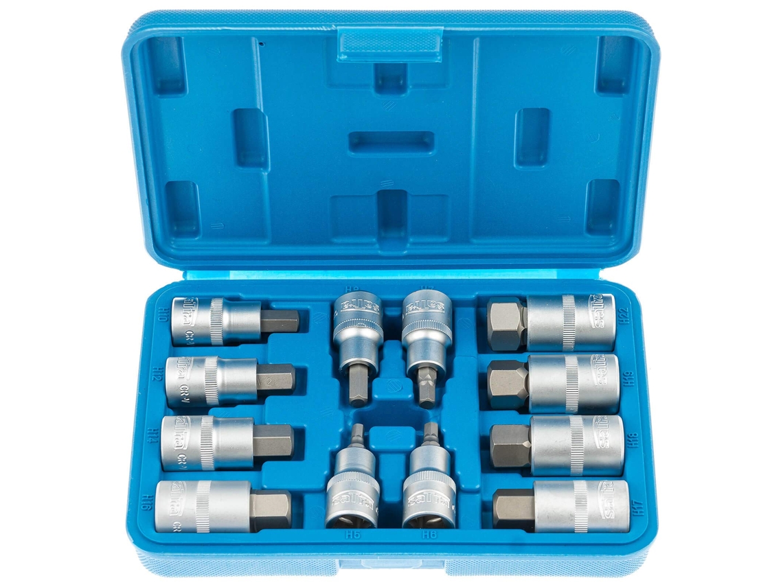 Conjunto De Soquetes Sextavados S Sh1212 De 5 A 22 Mm Zeuxo (para Parafusos Sextavados)