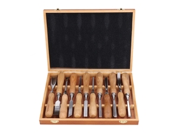 Kit De 12 Ferramentas De Gravura Em Madeira Com Lâmina Crv E Cabo De Madeira Para Artesanato Diy