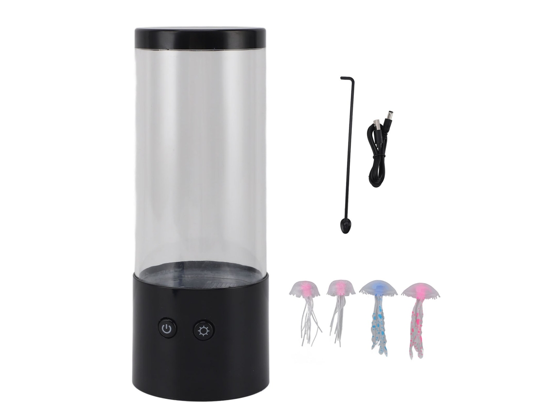 Lâmpada de Medusa com Tanque USB LED Colorida para Quarto