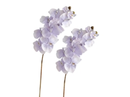 Laxiscreed Conjunto De 2 Flores Artificiais Lilás Para Decoração De Interior