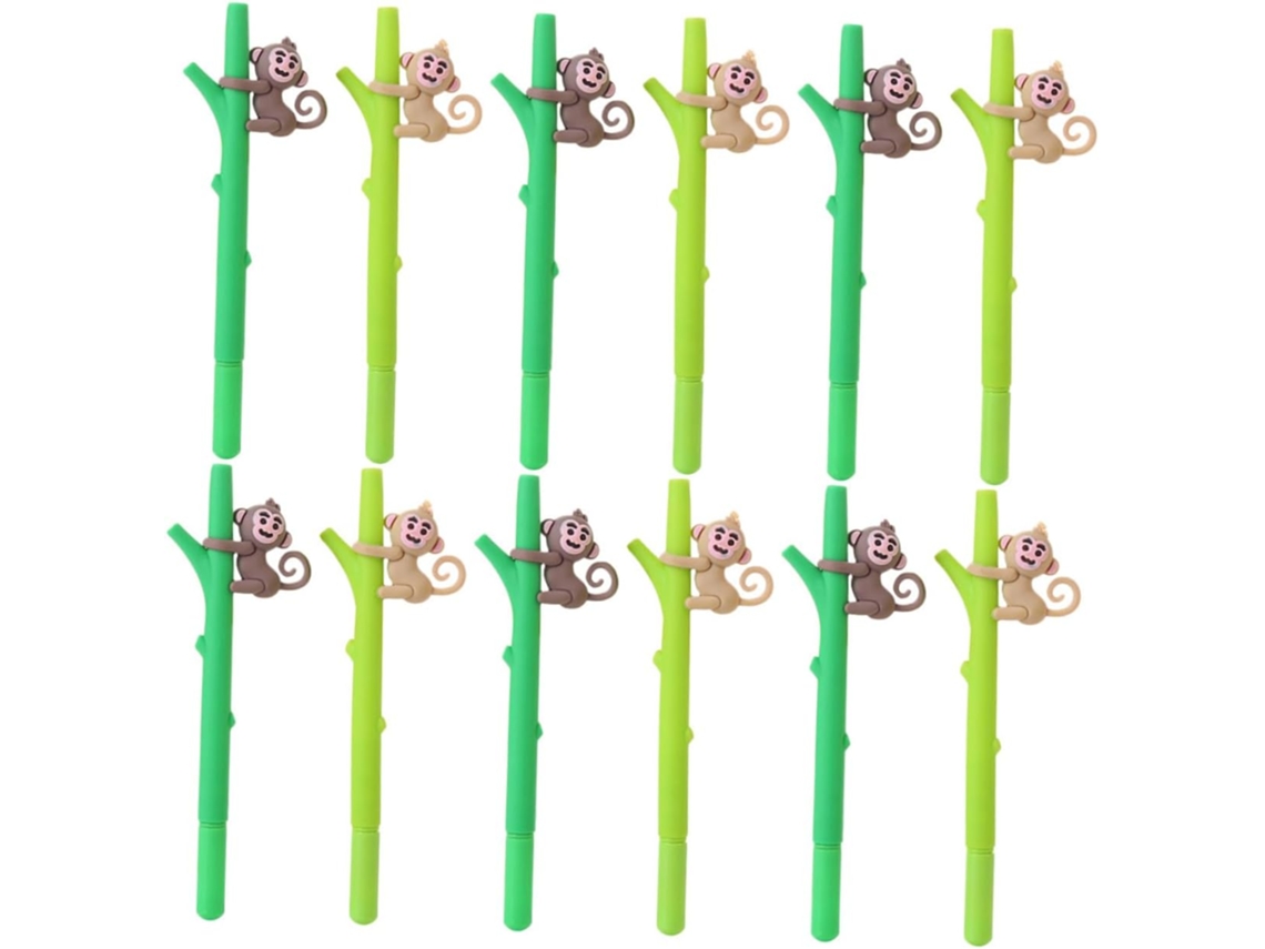 Conjunto De 12 Canetas Em Gel Fofas Com Capas Macias, Design