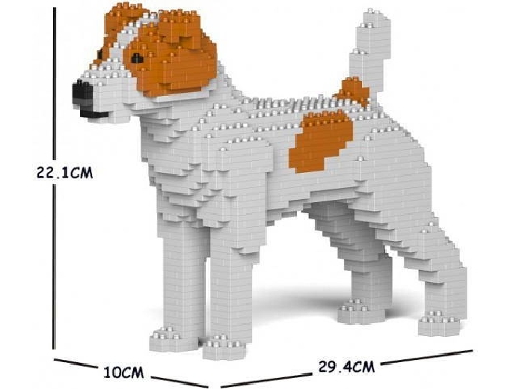 Blocos de Construção  Dogs: Jack Russell (840 Peças)