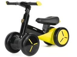 Bicicleta De Equilíbrio Lamborghini 1 A 3 Anos – Bicicleta De Equilíbrio Oficialmente Licenciada Com 4 Pneus Antiderrapantes - Amarelo