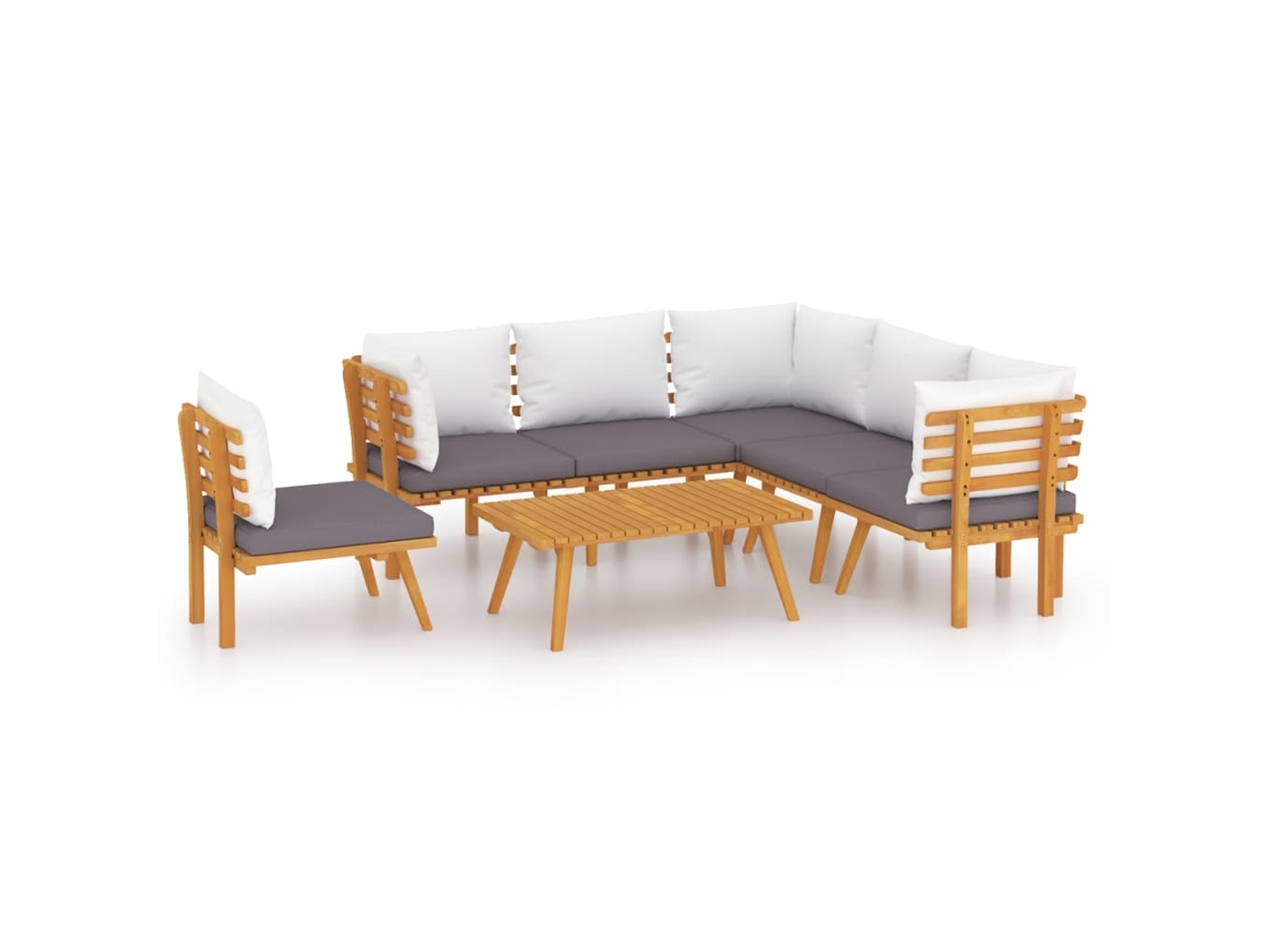 Garden Lounge Set, Garden Lounge Sets Vidaxl Marrom Madeira De Acácia (n/a)