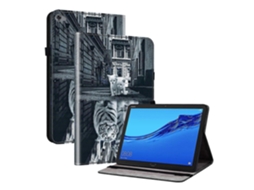 Capa para tablet inteligente em couro pintado com textura de cristal Webake