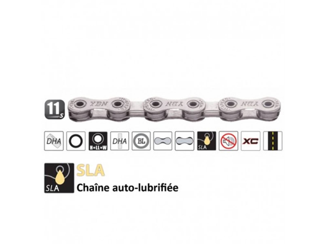 Corrente de bicicleta auto-lubrificante YABAN 11V (331)