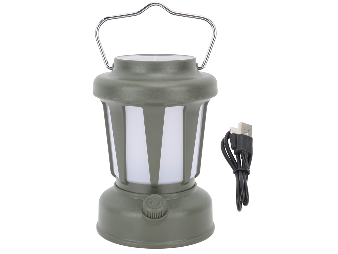 Lanterna De Acampamento Alimentada Por Energia Solar, Recarregável Por Usb, Com Ajuste Contínuo, Estilo Retrô, Lâmpada Para Barrac Aquaforge