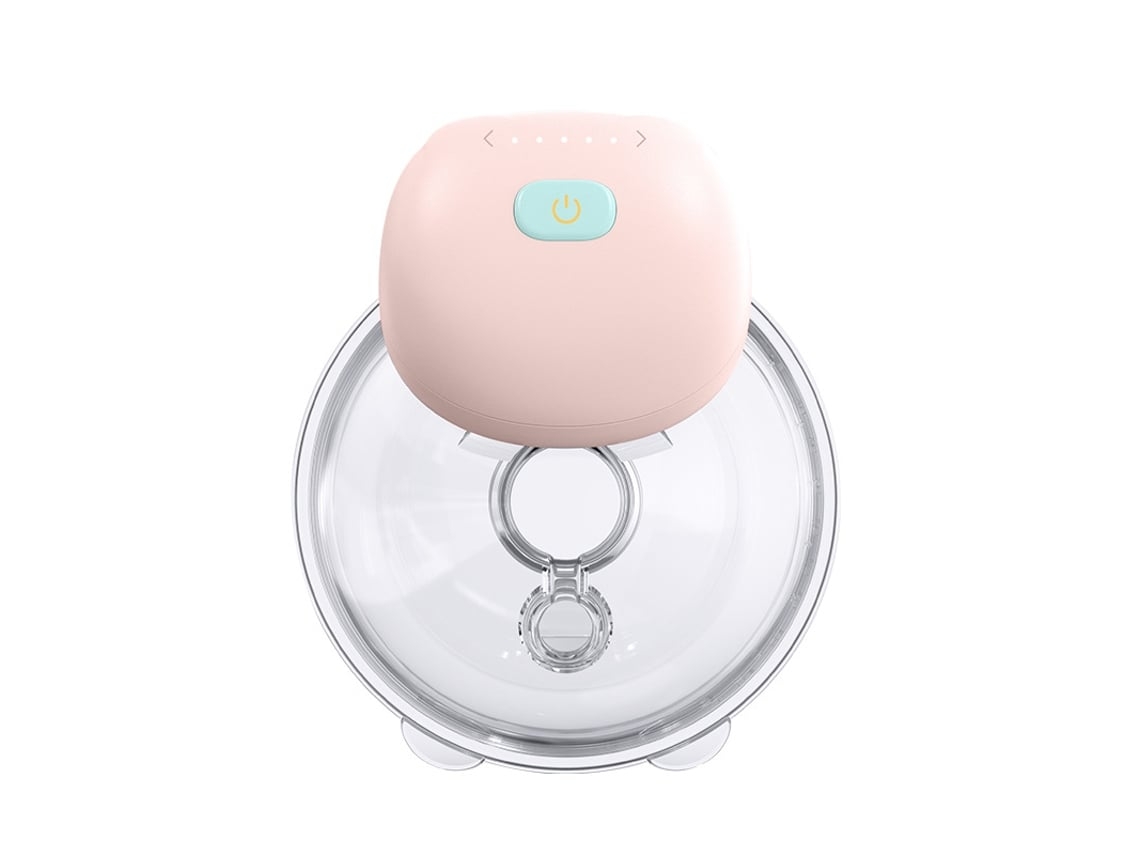 Bomba elétrica portátil BRILVIBERA Leite Strip, unilateral, com 3 modos e 5 níveis de ajuste (rosa)