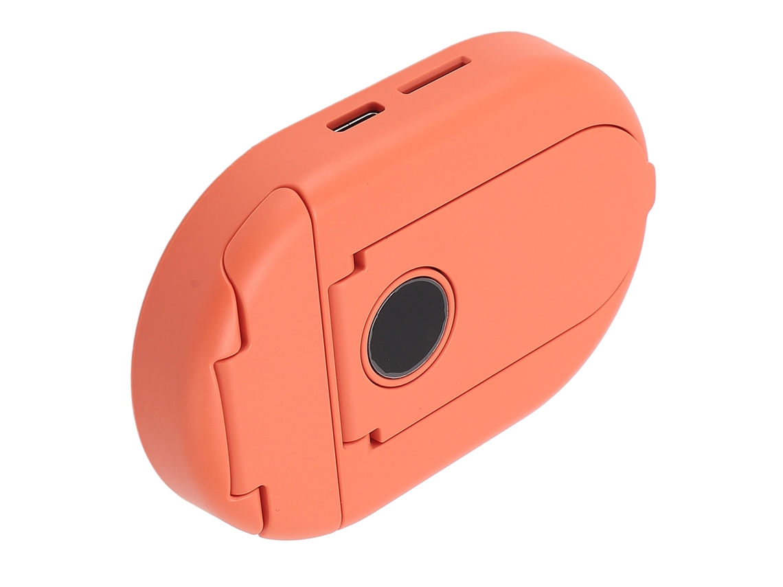 Alto-falante De Condução Óssea Para Sono Com Ruído Branco Bt Reprodução Ajudante Música Com Desligamento Temporizado Suporte De Mesa Laranja