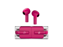Auriculares Bluetooth True Wireless AGTRUM Kd-16 In Ear Microfone Rosa Vermelha