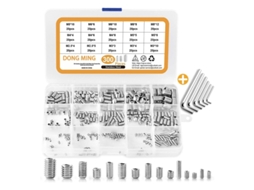 Conjunto Com 300 Parafusos Sextavados 3/4/5/m6/8 Para Metal