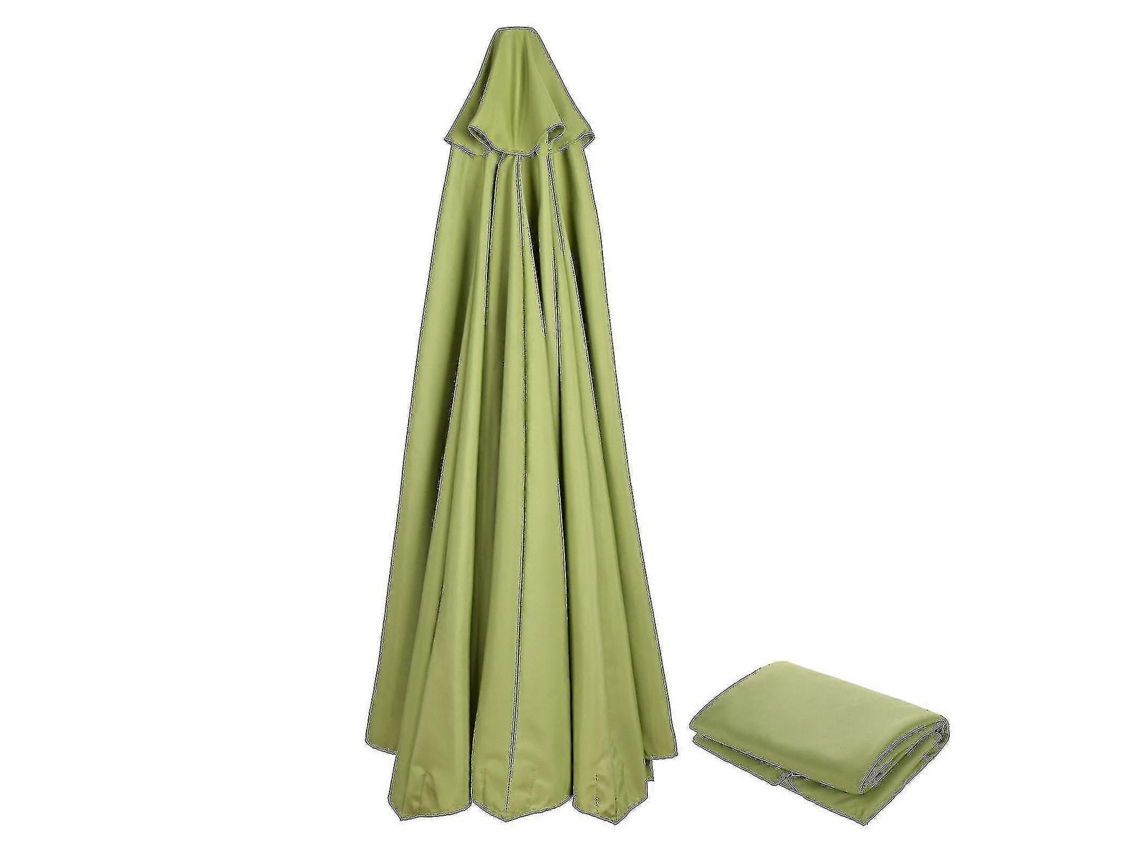 Lona de substituição para guarda-sol de jardim, 3m, 6/8 braços, tecido de poliéster impermeável, proteção UV, 50% de desconto, 300cm*8k, verde ágata