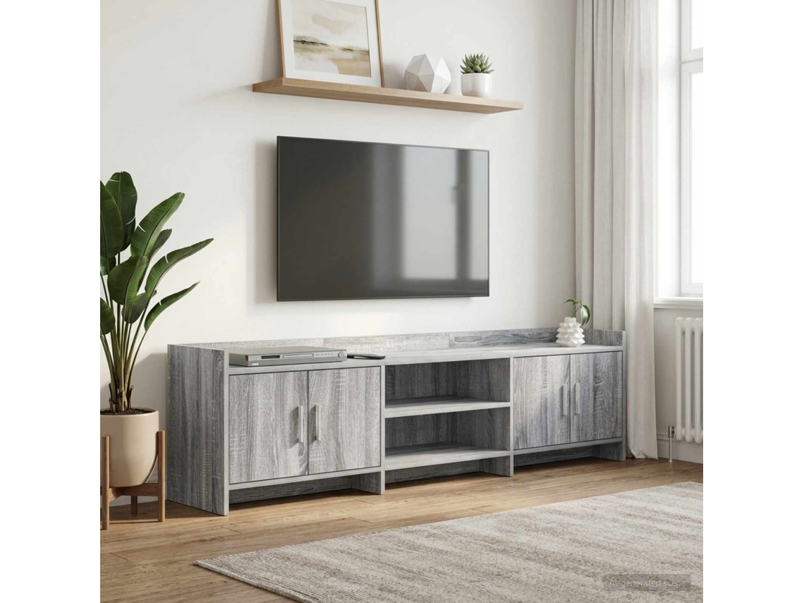 Vidaxl Gabinete Para Tv 168 X 33 X 47 Cm Sonoma Cinzento