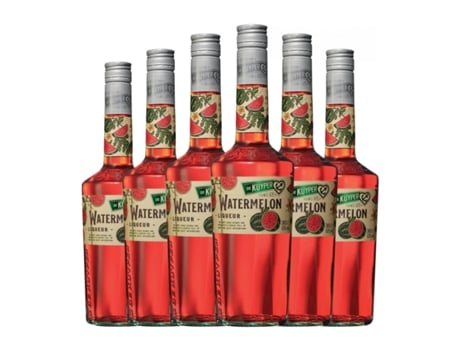Licores DE KUYPER Watermelon Garrafa Medium (0.5 L - 6 Unidades)