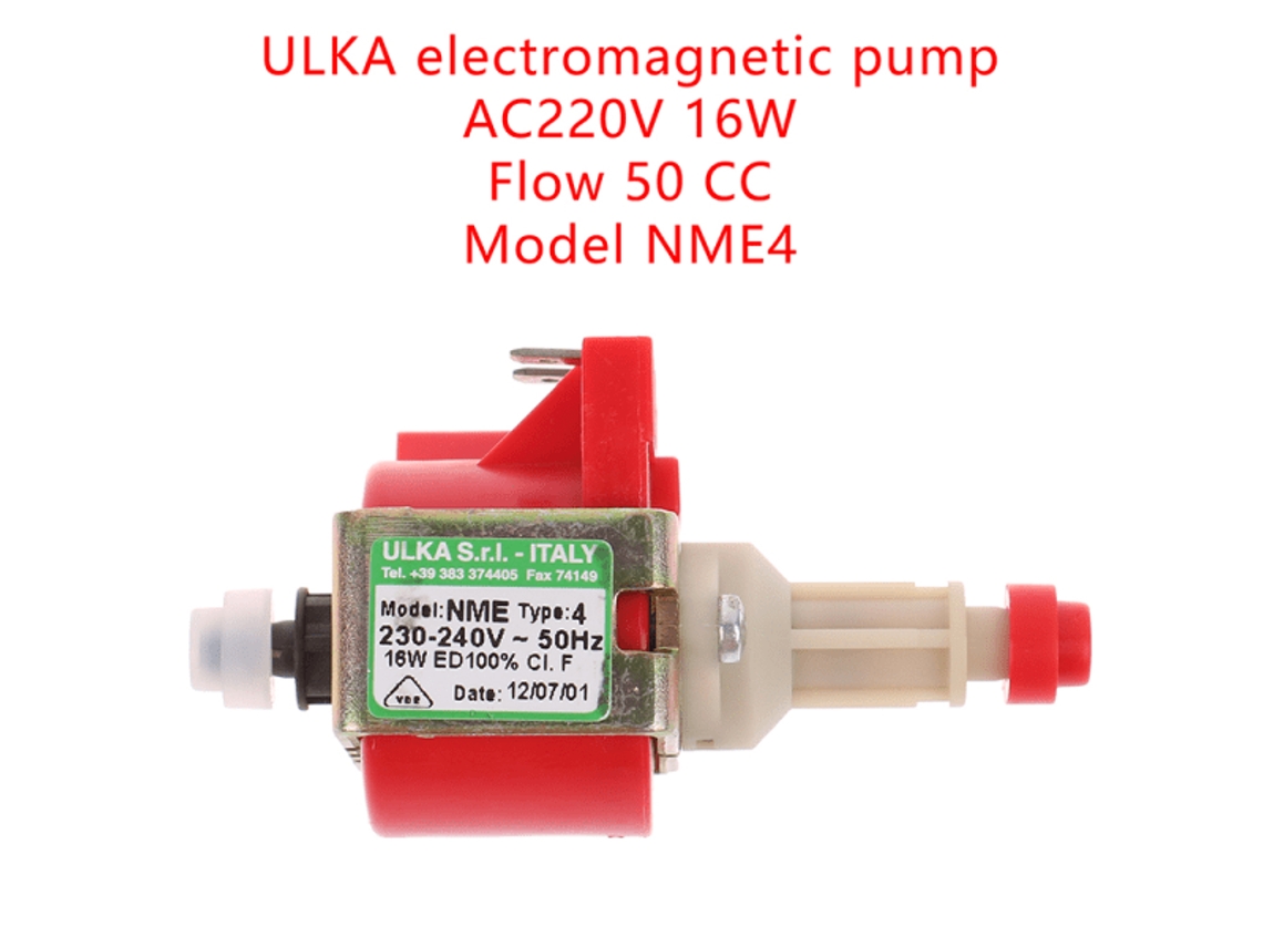 Bomba Solenóide Ulka, Itália, Ac220v, 16w, Vazão 50 Cc, Modelo Nme4d
