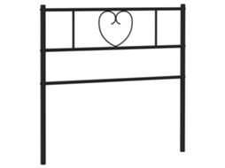 Headboard, Headboards Vidaxl Preto Aço (107 Cm)
