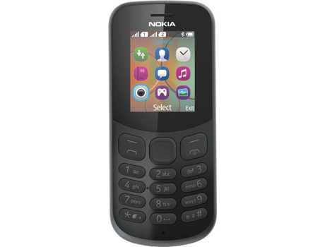 Telemóvel NOKIA 130 Dual Sim (1.8'' - 8 MB - Preto)
