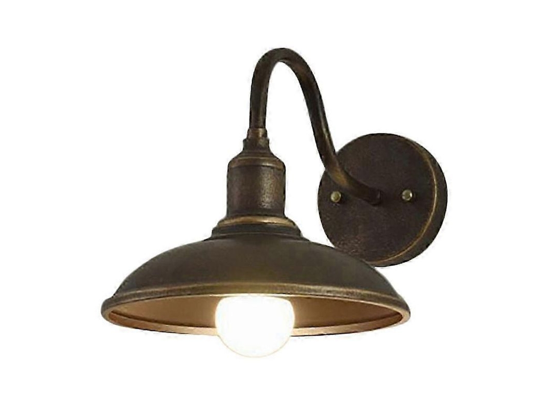 Luz De Poleiro De Galinha Para Parede Exterior Led Com Braço Flexível Para Porão Jardim Fachada Dourado Bronze Oro Bronce