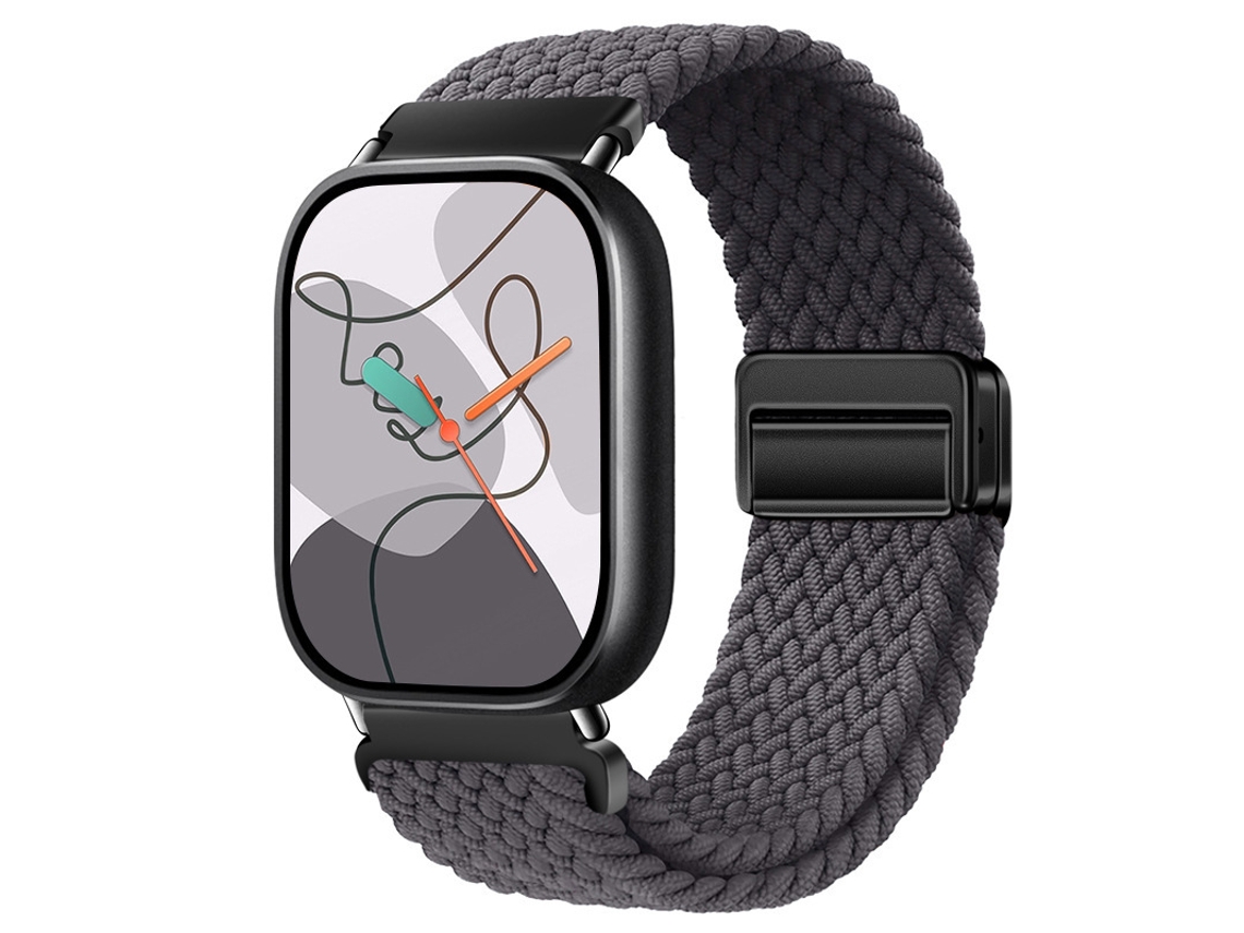 Pulseira de nylon com fecho magnético para Xiaomi Mi Band 10 Pro, Huawei Fit 5, Redmi Watch 6 - Space Belt
