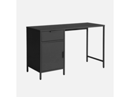 Secretaria Em Aço Laminado, 1 Gaveta, Preto Sweeek